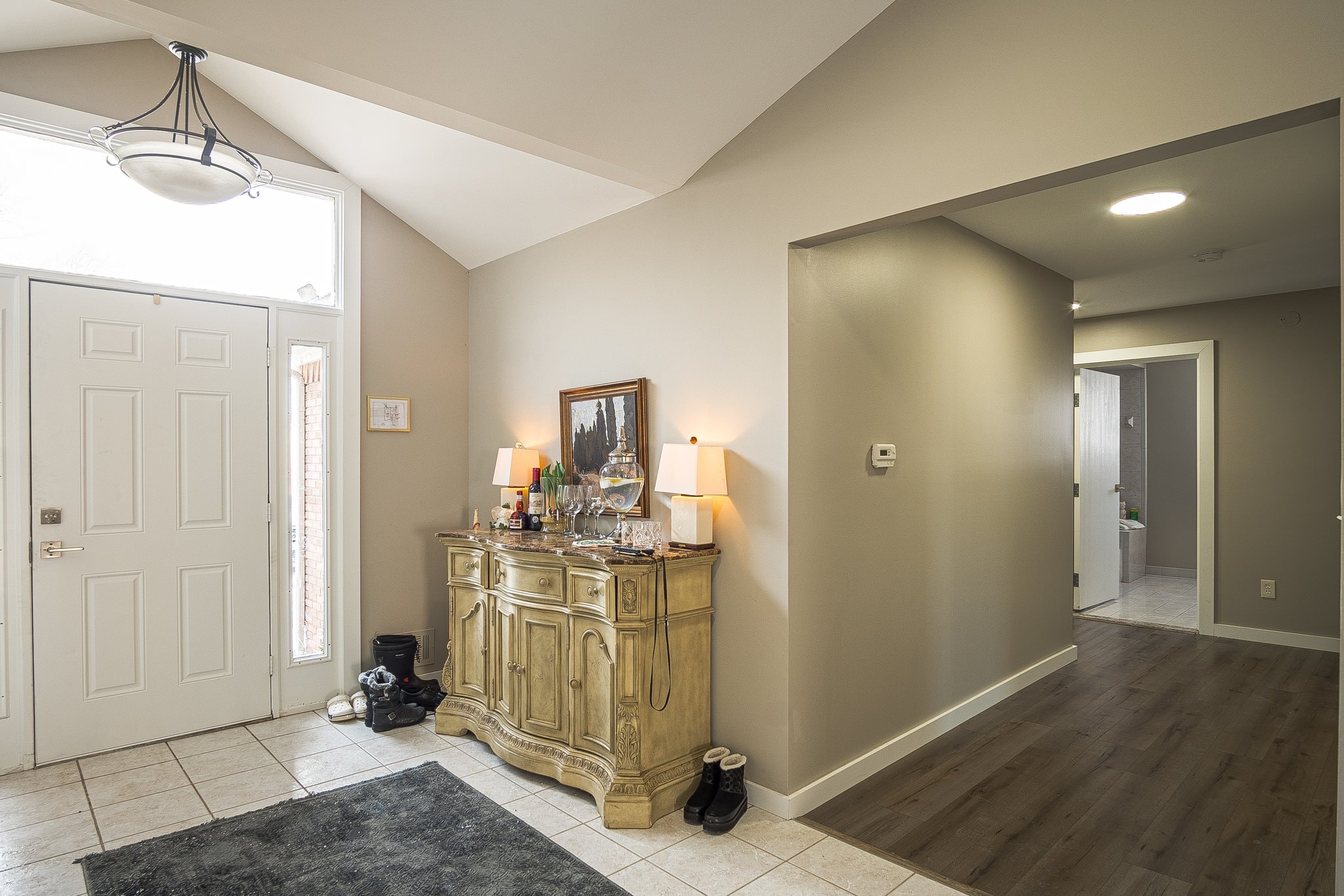 Welcoming interior room